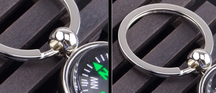 compass bottle opener keychain