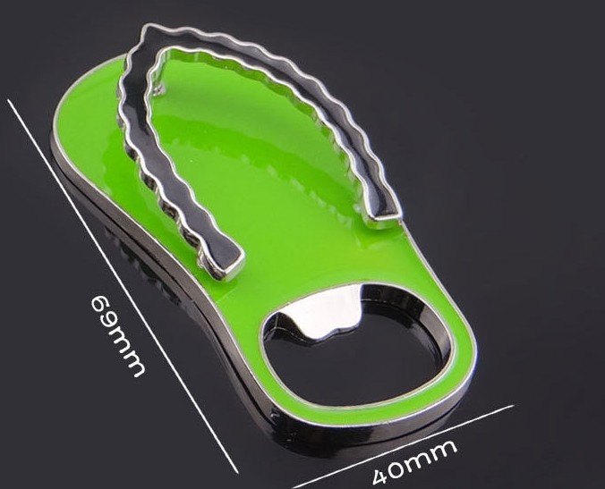 Creative slippers bottle opener keychain