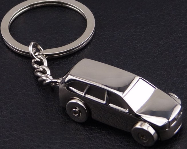 SUV Business car alloy keychain