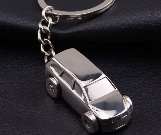 SUV Business car alloy keychain