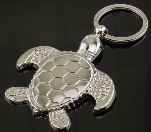 Turtle Alloy Keychain