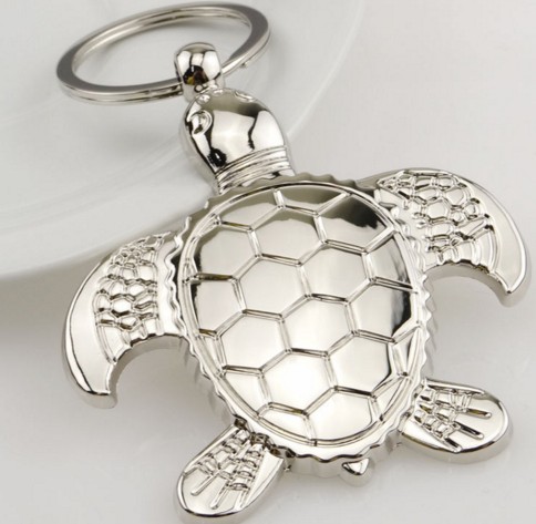 Turtle Alloy Keychain