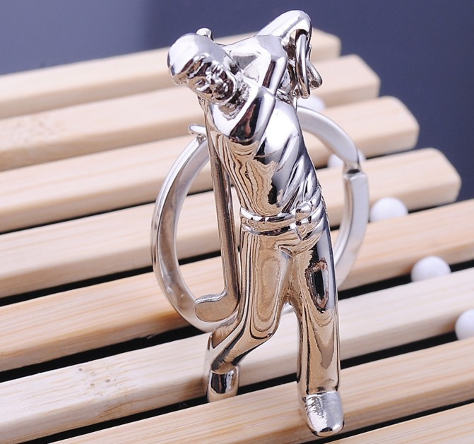 Golf Sports Memorial Keychain