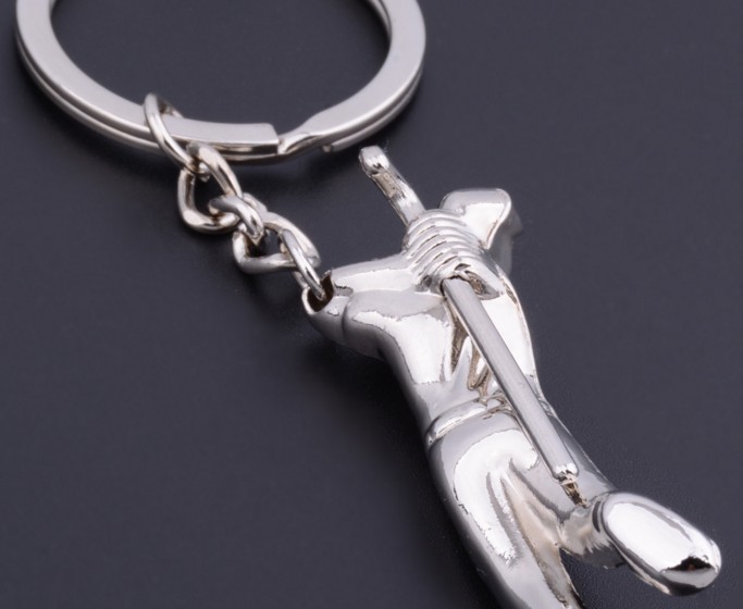 Golf Sports Memorial Keychain