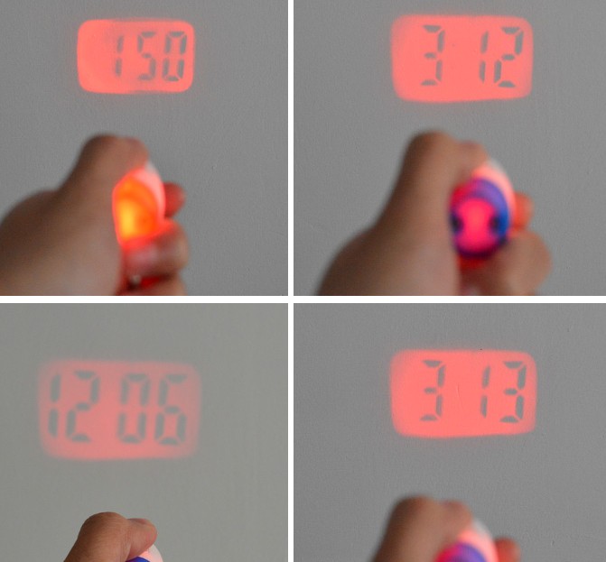 Mini Projection Clock KeyChain
