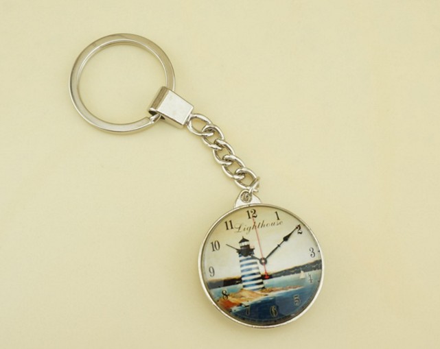 European style watch decoration Keychain