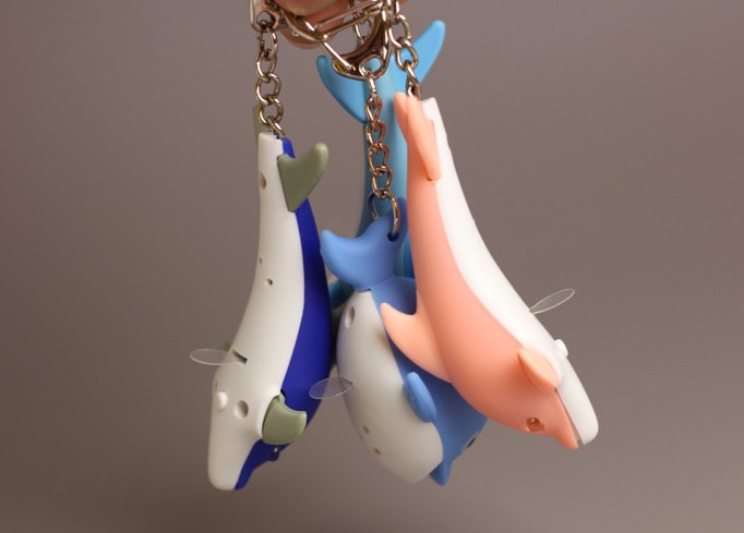 Cartoon Dolphin LED keychain
