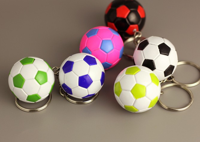 Simulation football keychain