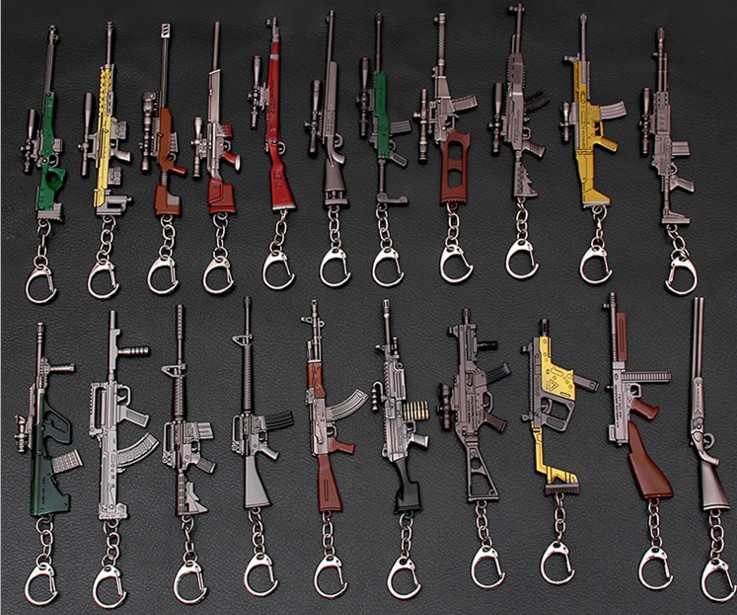 Firearm Model Keychain