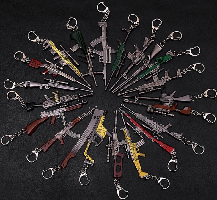 Firearm Model Keychain