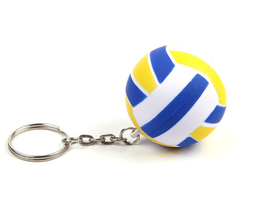 pu volleyball keychain