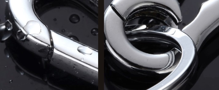 6.2~7.2cm simple alloy keychain