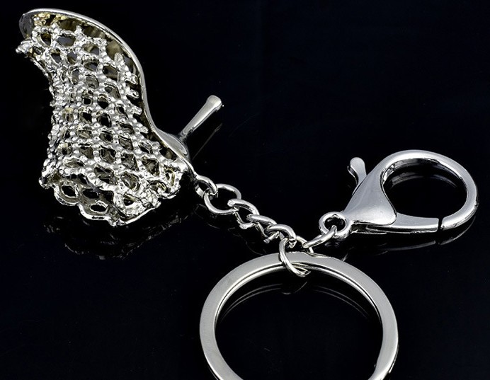 Alloy high heel keychain