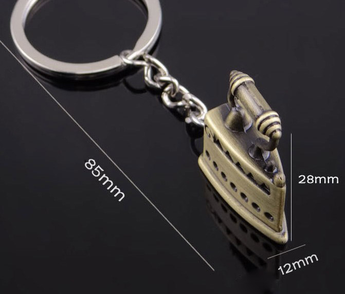 Electric iron keychain