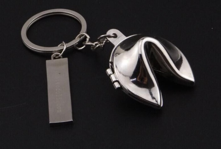 Belief alloy keychain