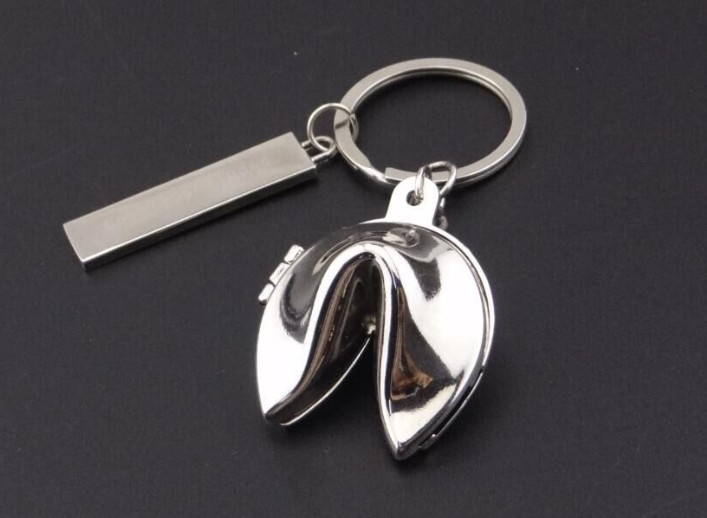 Belief alloy keychain
