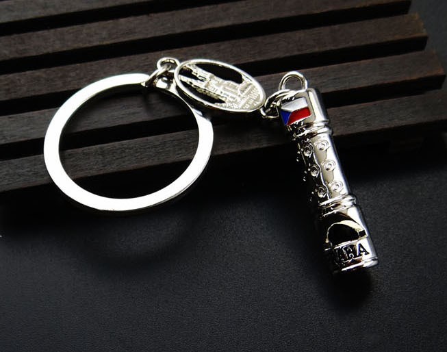 Whistle alloy keychain