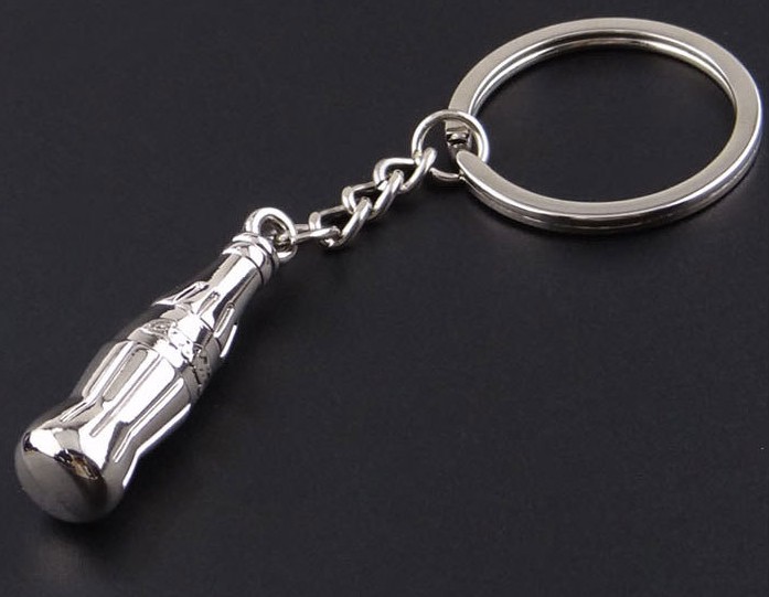 Cola bottle keychain