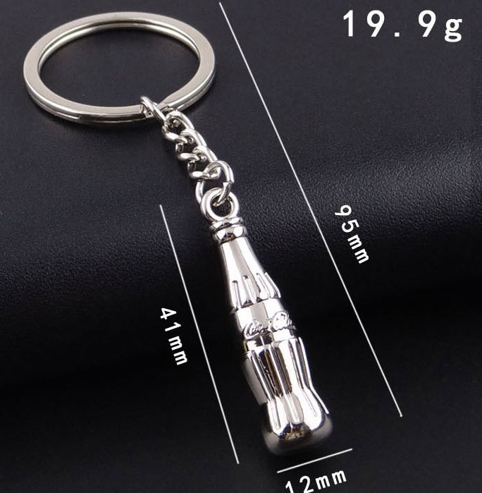 Cola bottle keychain