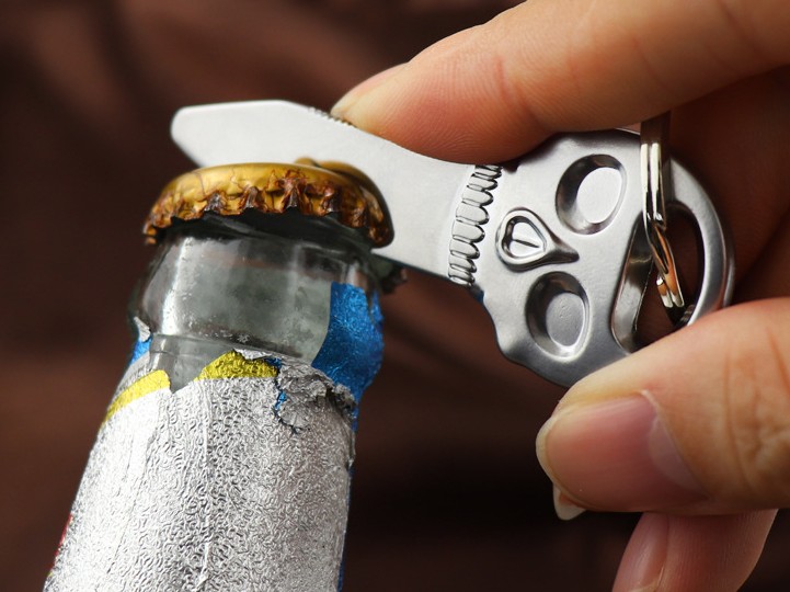 Skull opener keychain