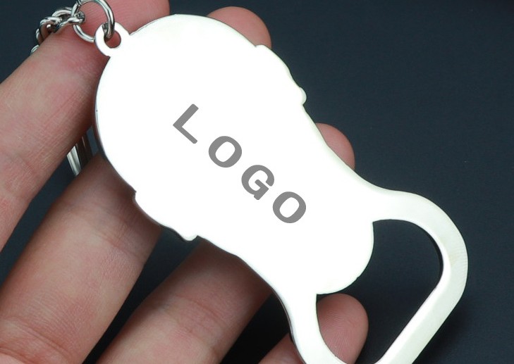 Chinese opera mask bottle opener keychain