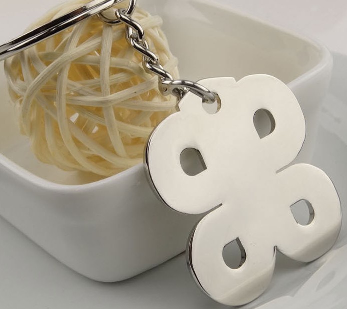 Chinese knot alloy keychain