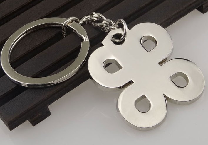 Chinese knot alloy keychain