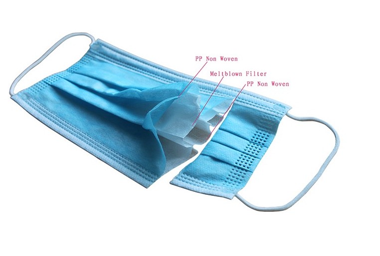 10pack Three-layer non-woven disposable protective mask
