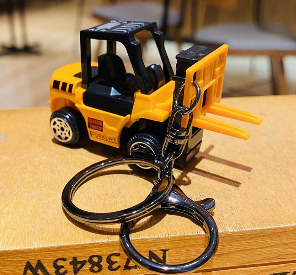 Engineering forklift keychain