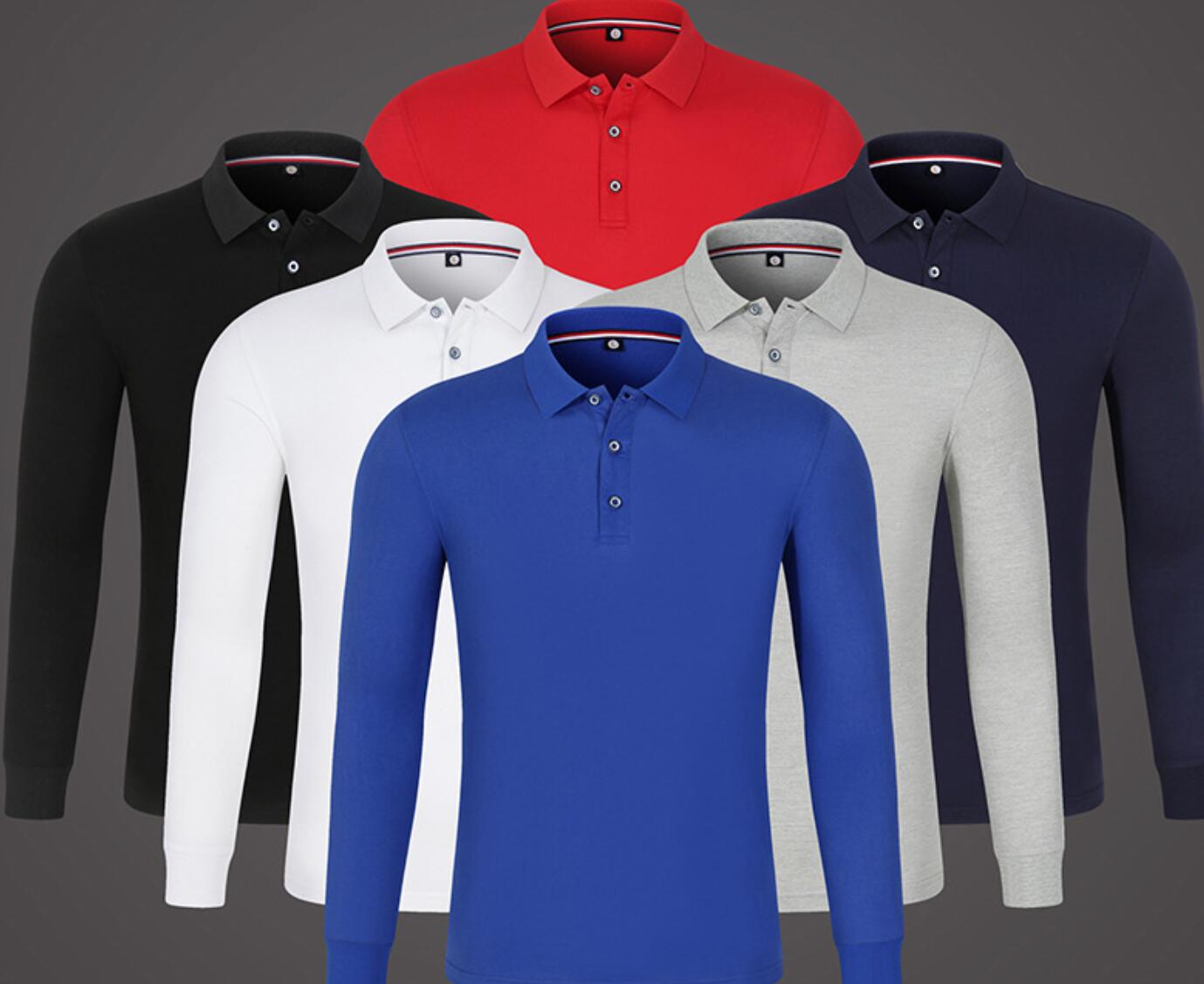 long sleeve solid color promotional t-shirt