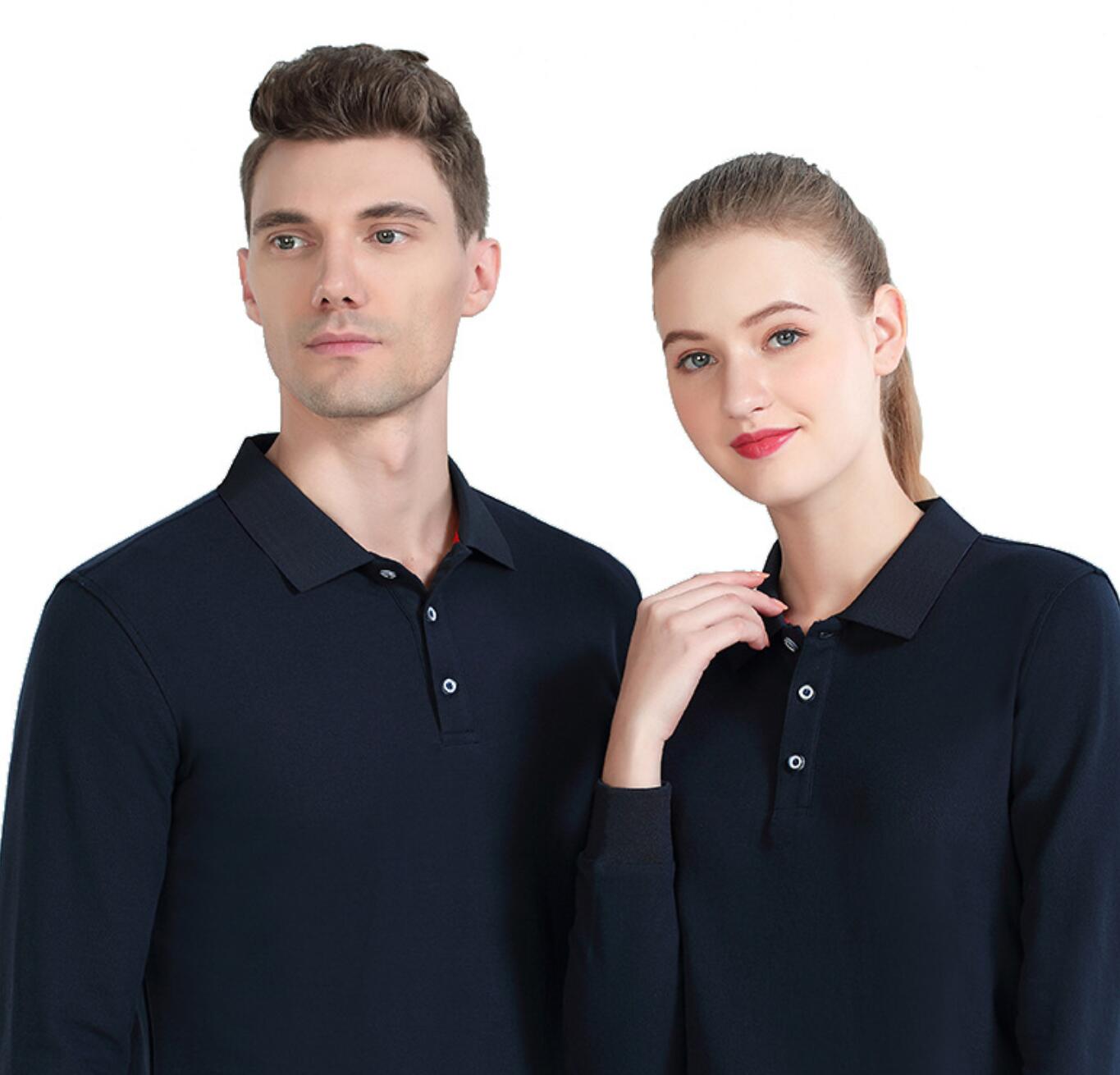 long sleeve solid color promotional t-shirt