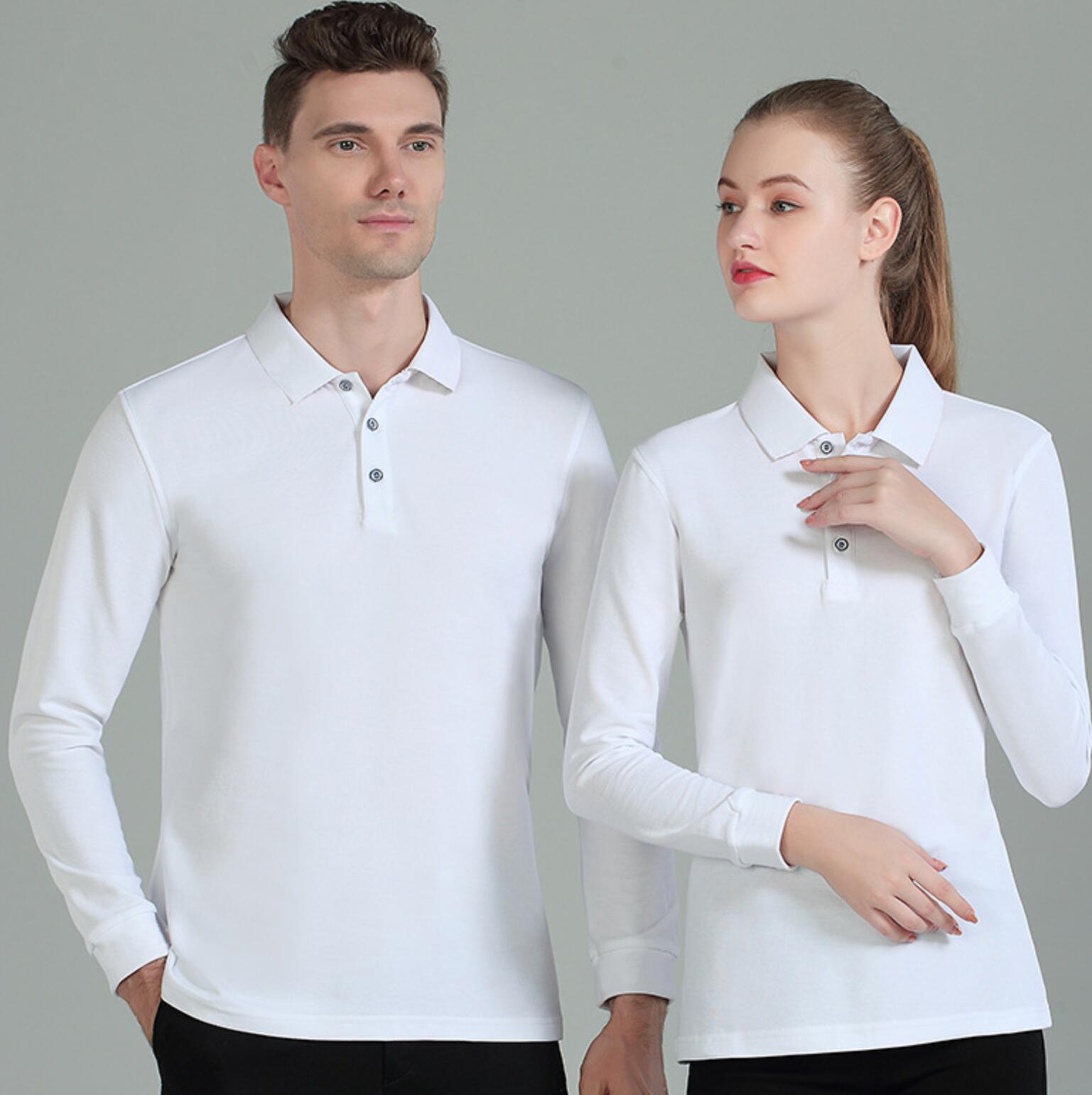 long sleeve solid color promotional t-shirt