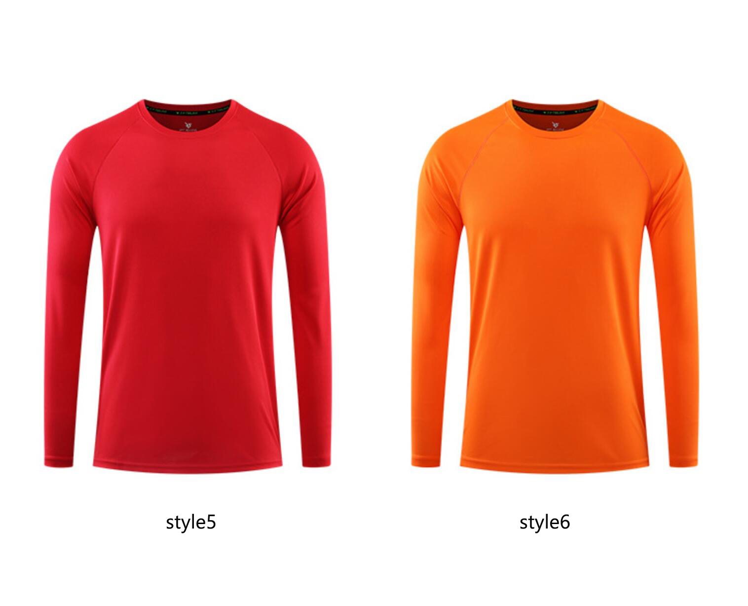 long sleeve round neck promotional t-shirt