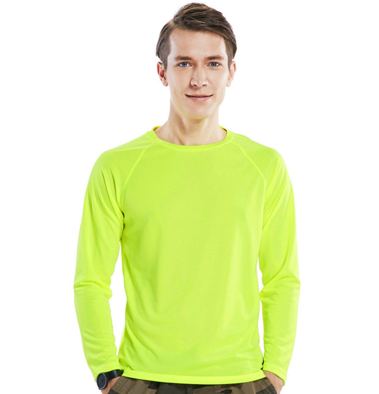 long sleeve round neck promotional t-shirt