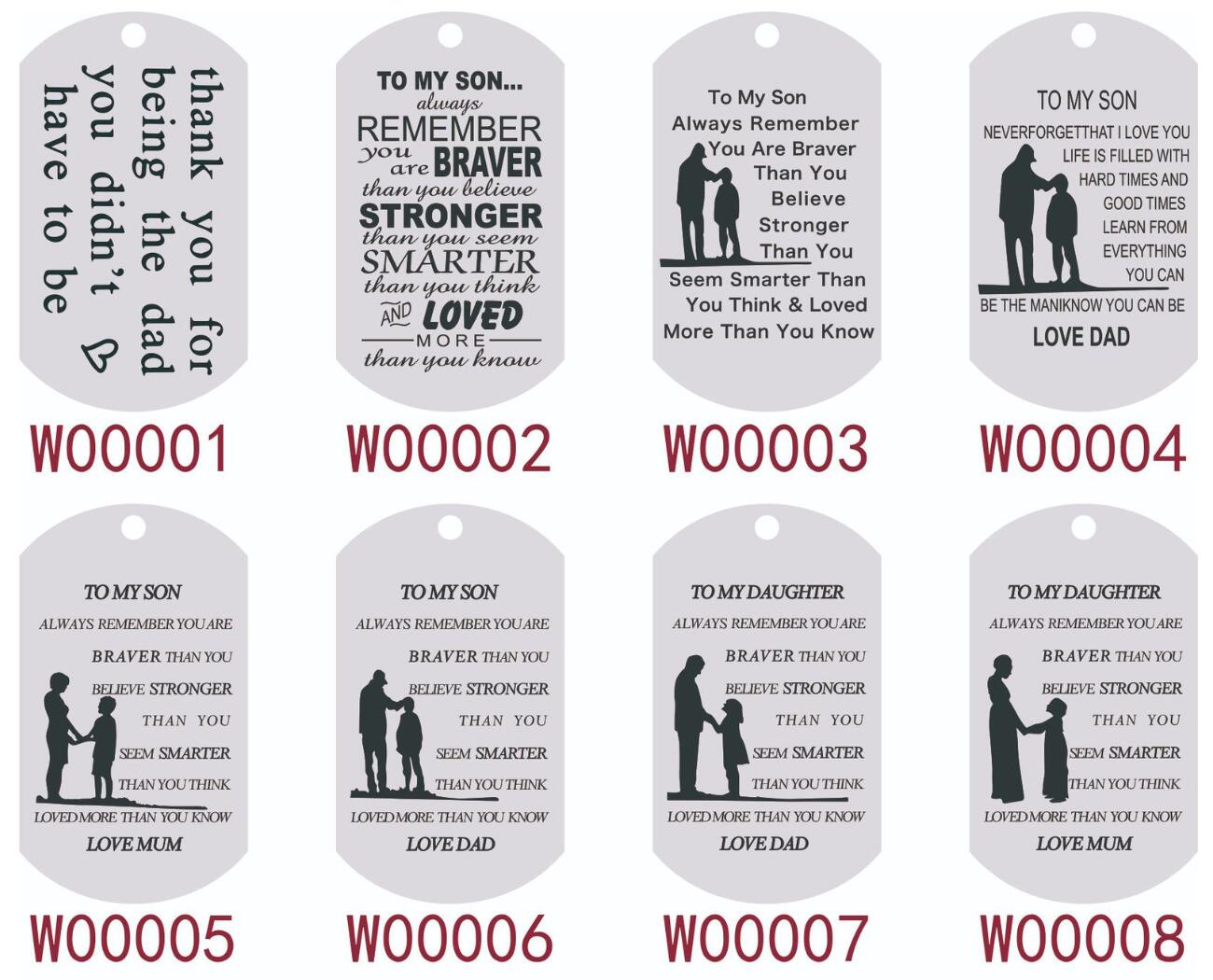 Mother's Day & Father's Day Gifts Keychains