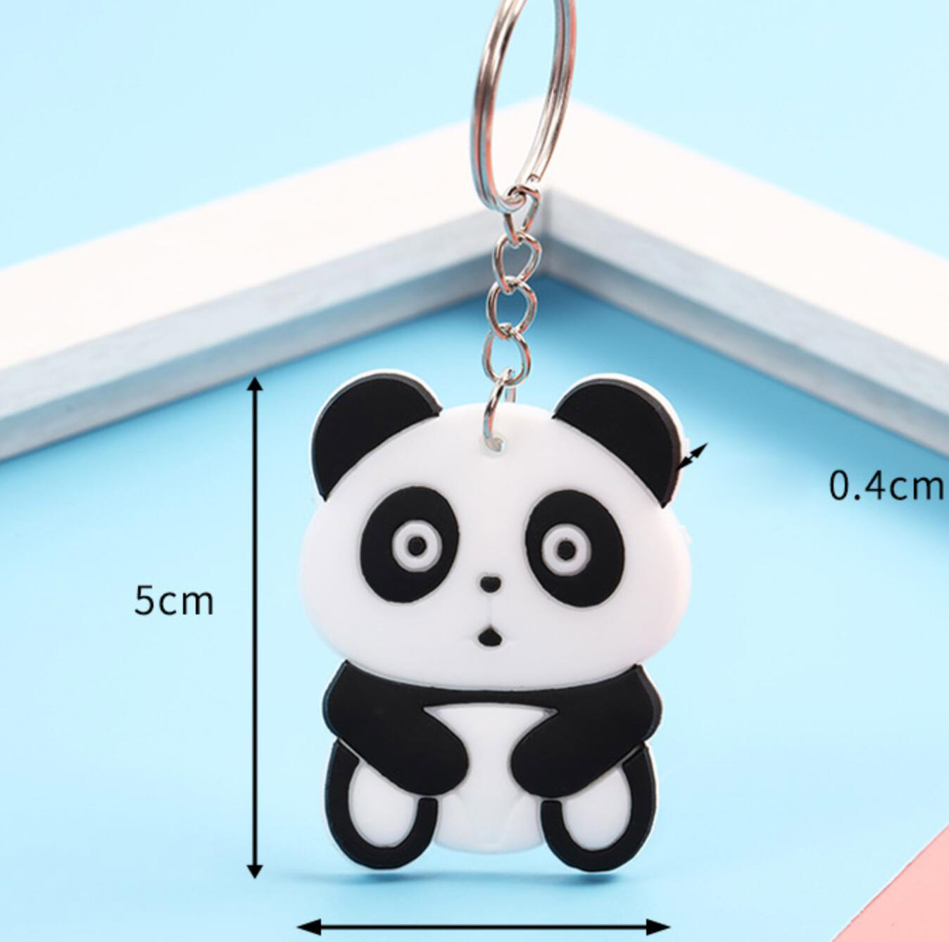 PVC Soft Rubber Cartoon Animal Keychain