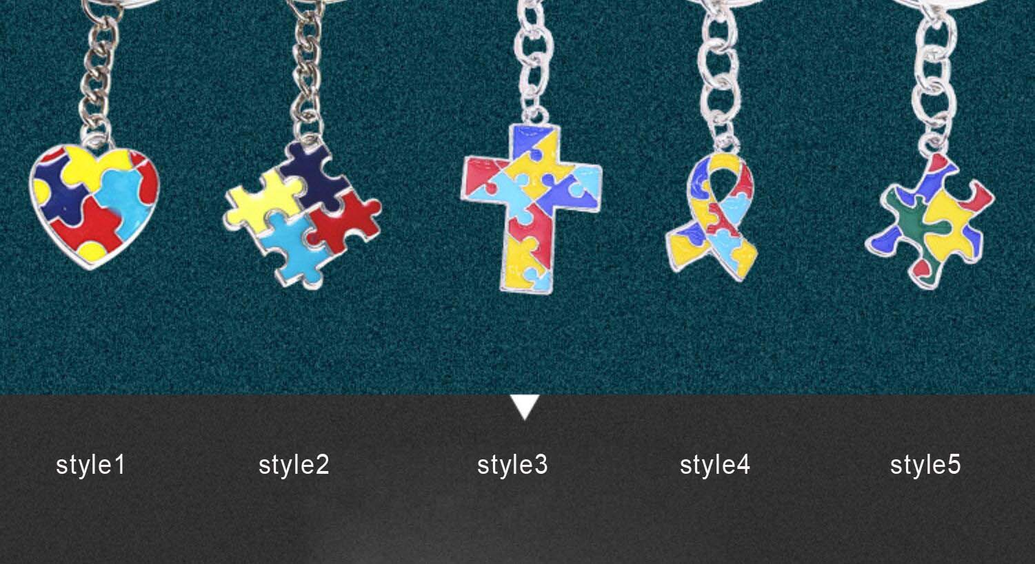 Creative Puzzle Alloy Keychain