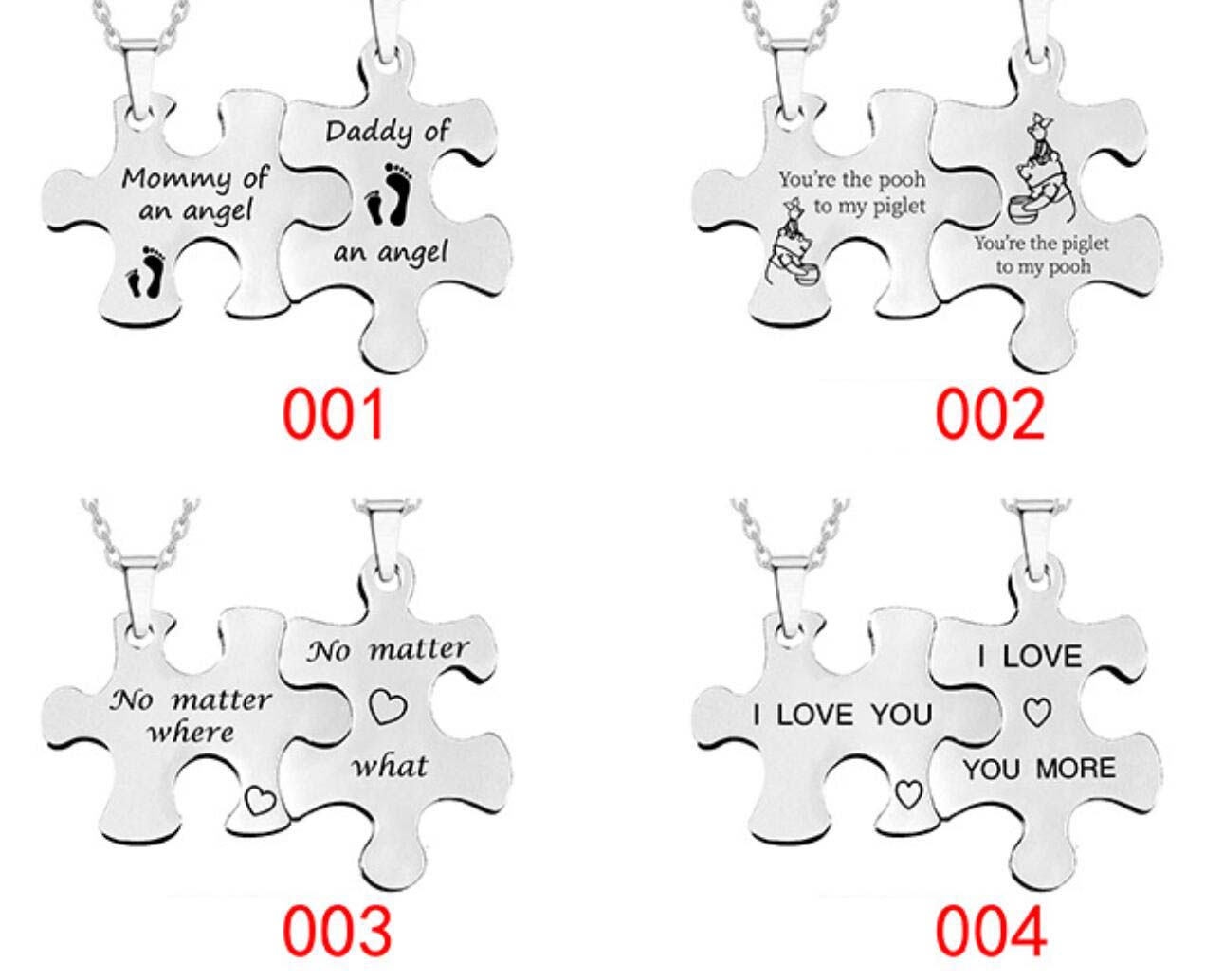 couple puzzle keychain