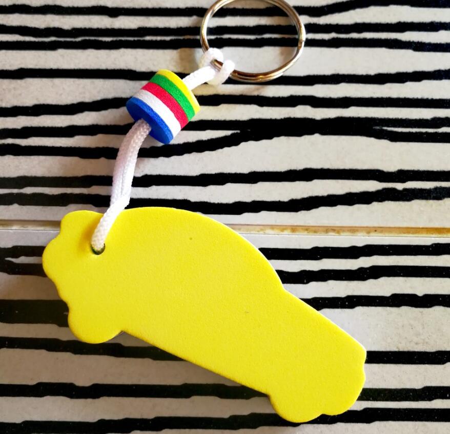 EVA Foam Float Boat Keychain