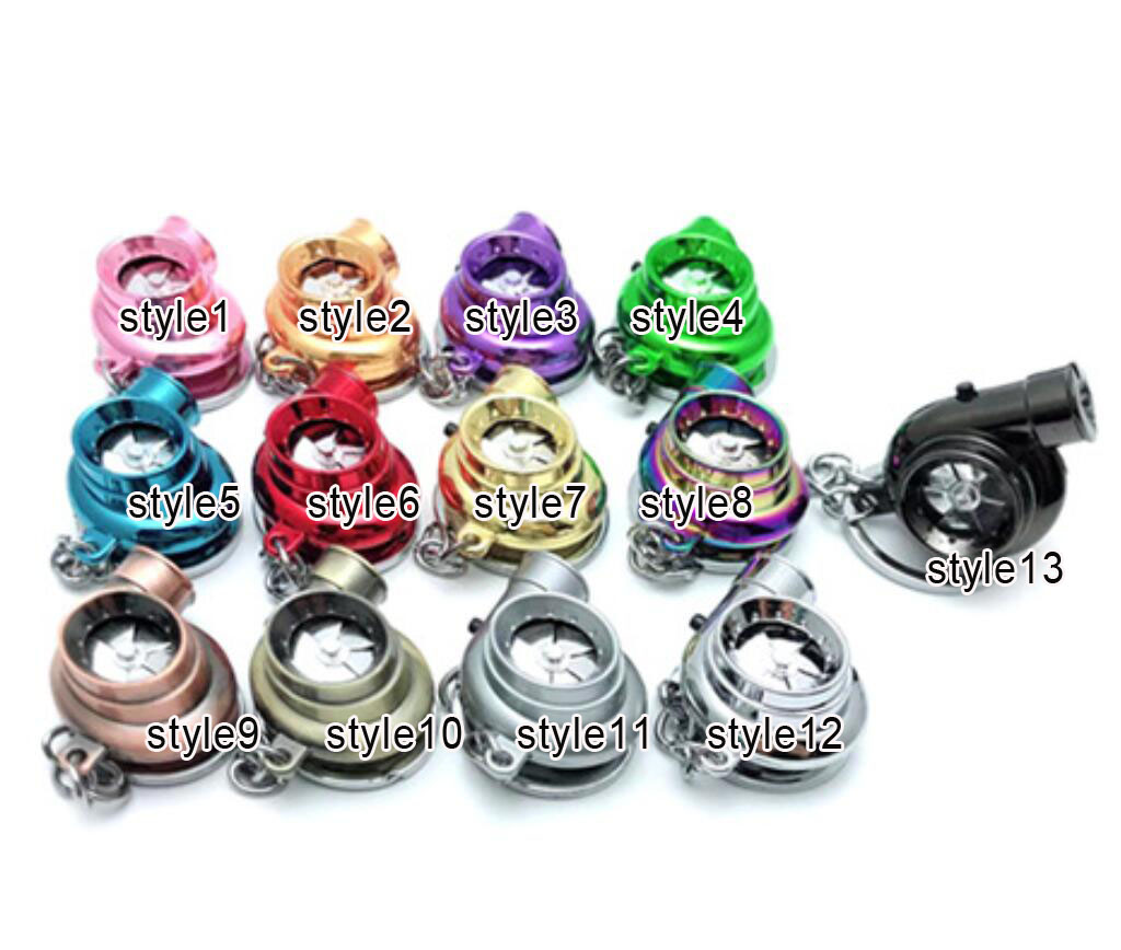 Electric Rotary Turbo LED Keychain