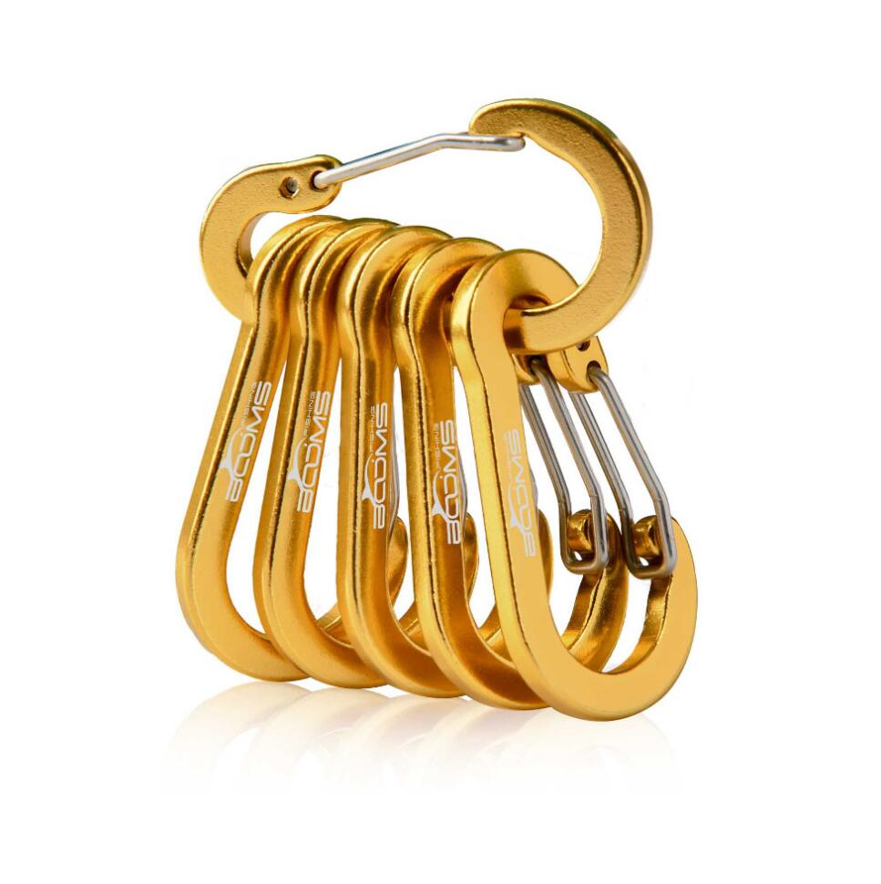 Outdoor camping aluminum alloy carabiner