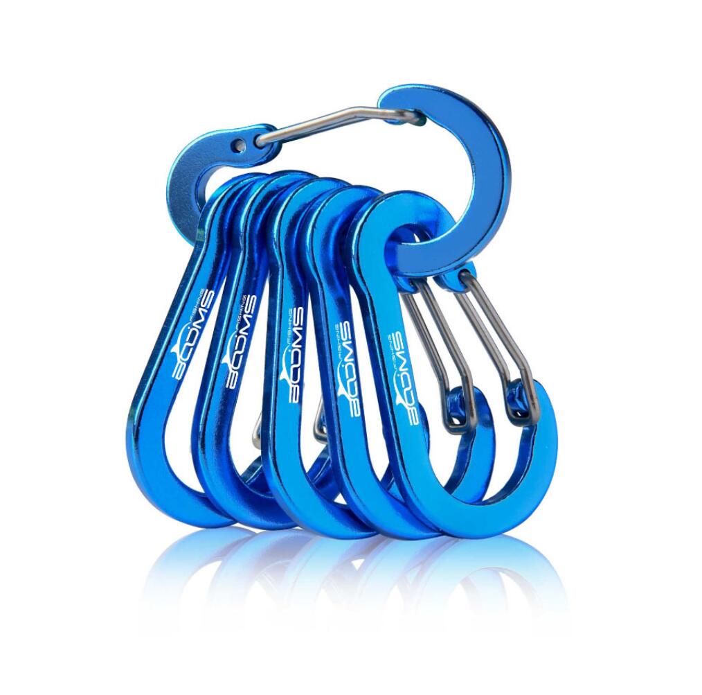 Outdoor camping aluminum alloy carabiner