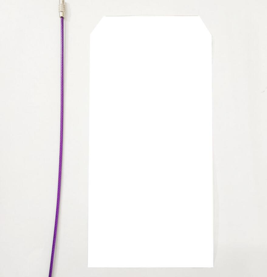 Cargo luggage transparent waterproof PVC label