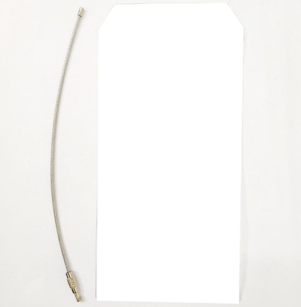 Cargo luggage transparent waterproof PVC label