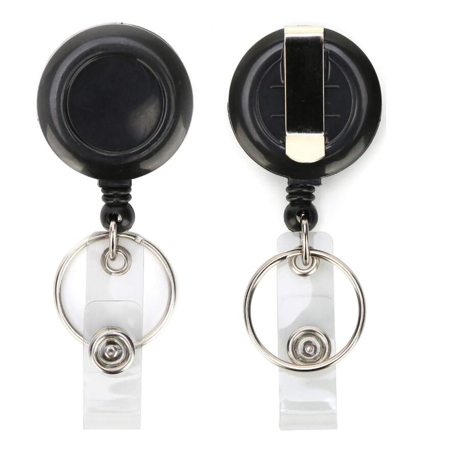 Easy-to-pull retractable waterproof ID card holder