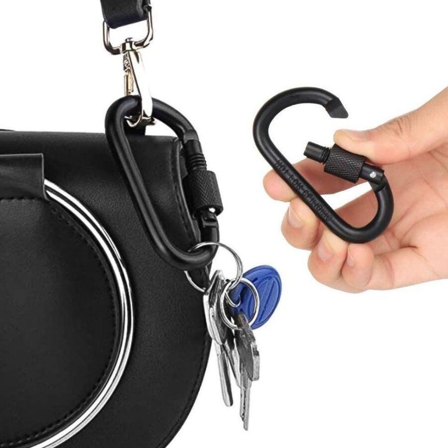 D ring spring aluminum alloy carabiner