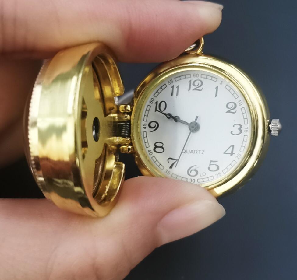Spinning Eye of God Pocket Watch Keychain