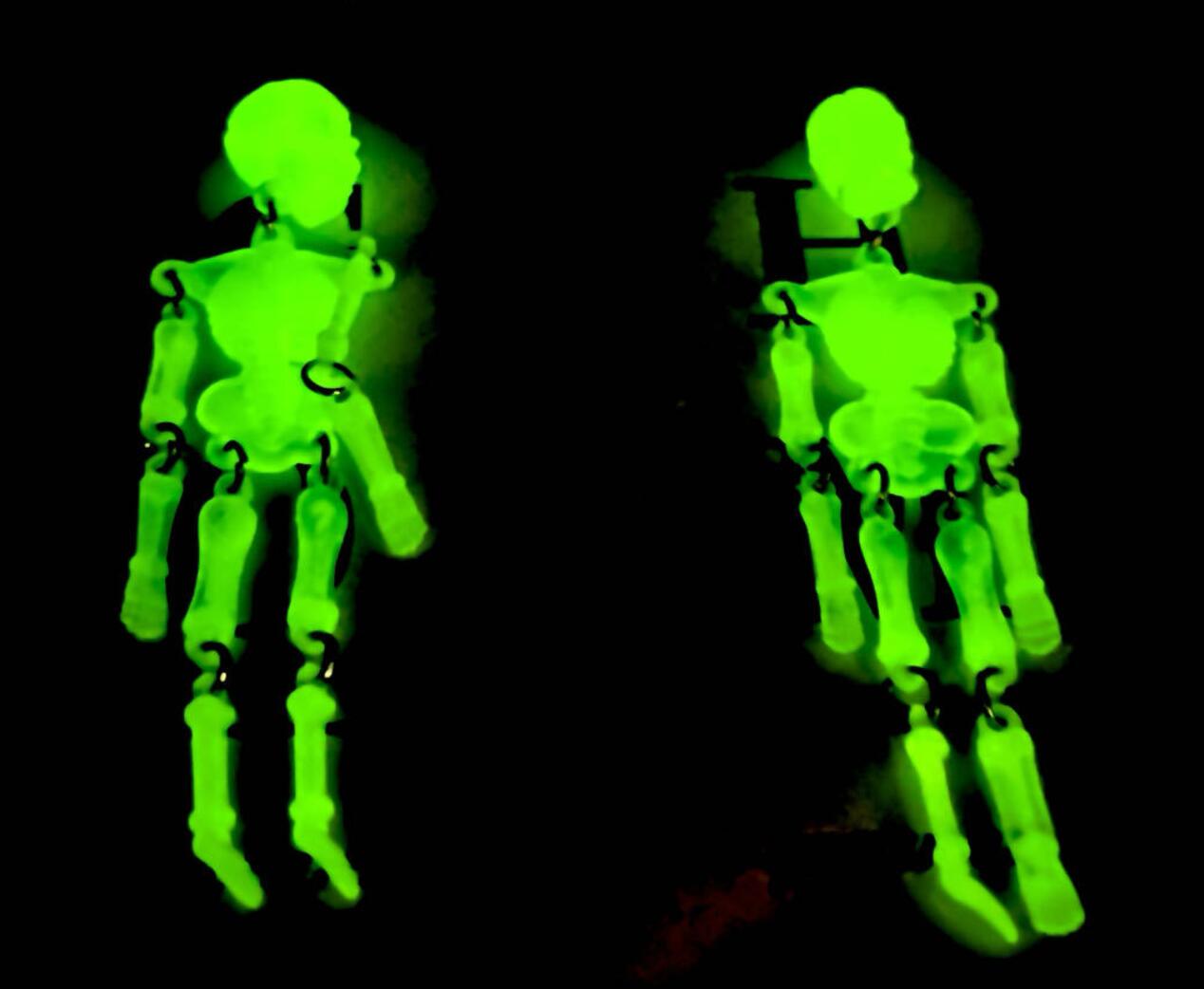 Luminous Skeleton Keychain