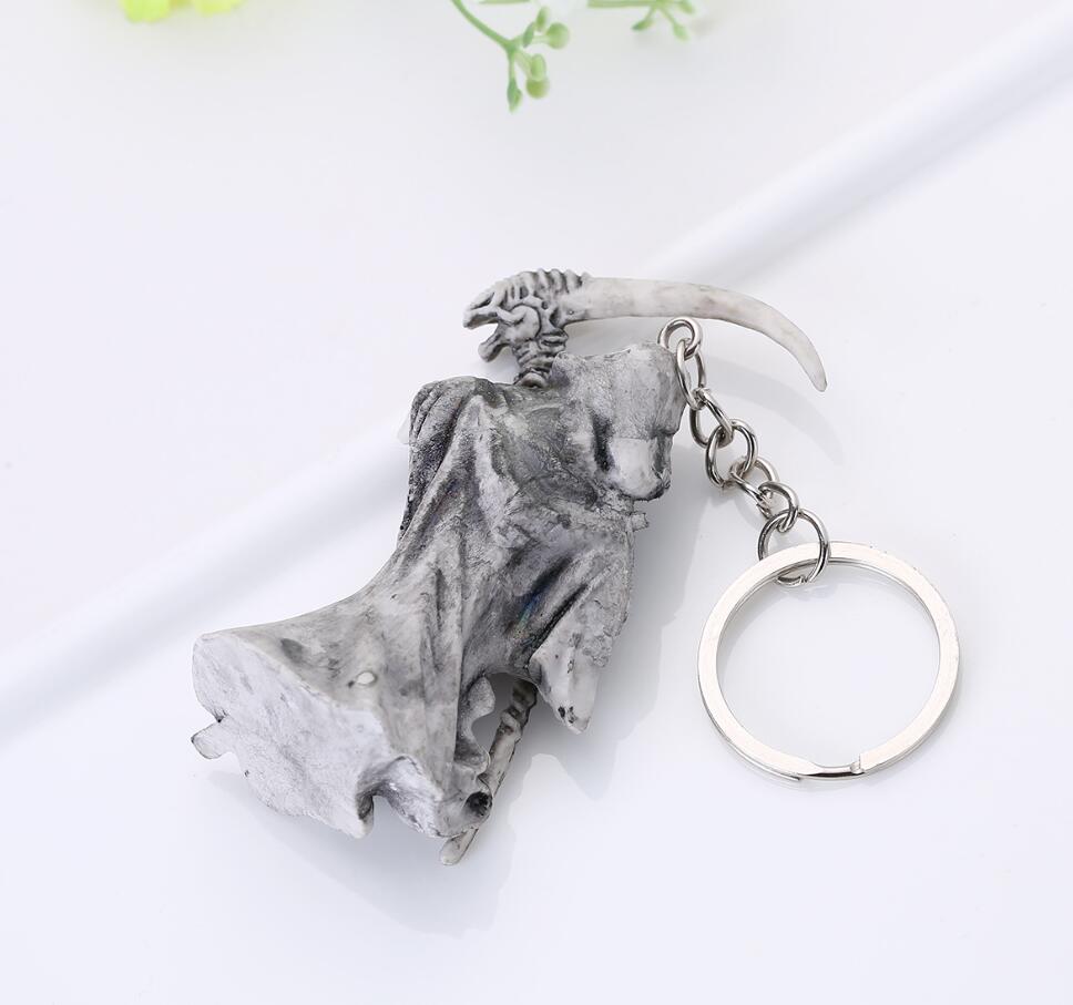 Grim Reaper Skeleton Keychain