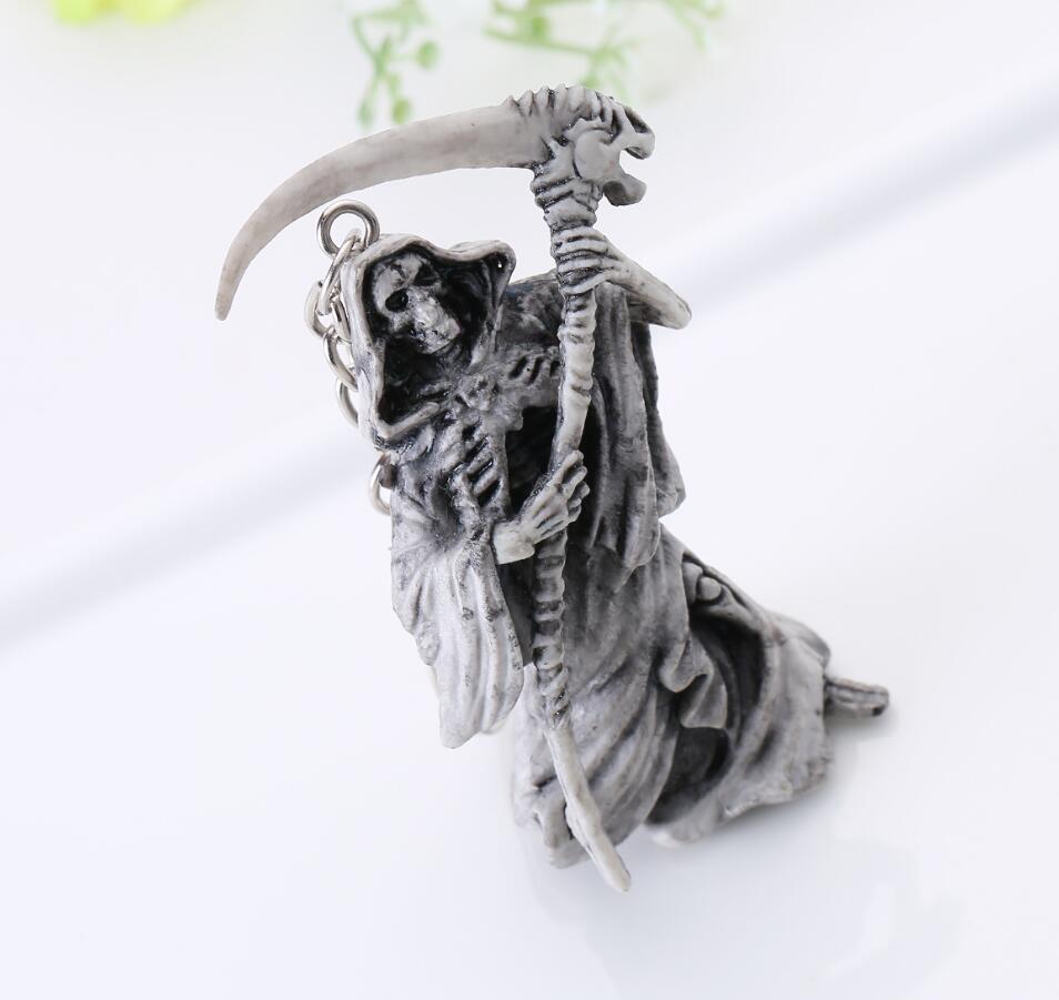 Grim Reaper Skeleton Keychain